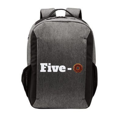 Five O Donut Funny Cop Vector Backpack