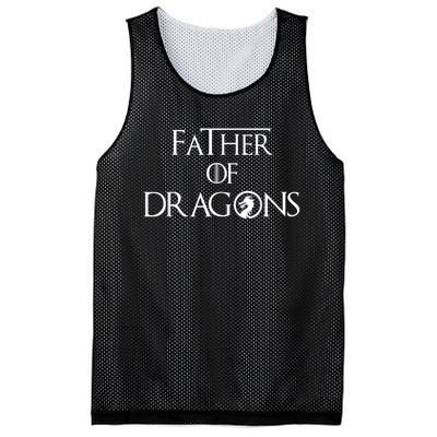 Father of Dragons Shirt Fathers Day Best Gift for Dad Mesh Reversible Basketball Jersey Tank