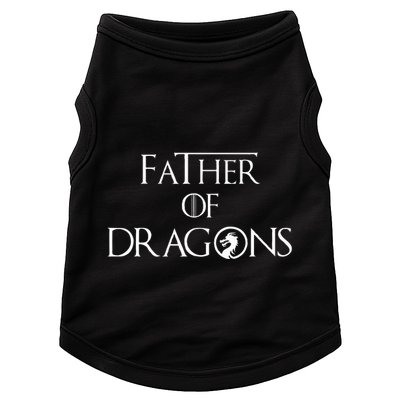 Father Of Dragons Fathers Day Best Gift For Dad Doggie Tank