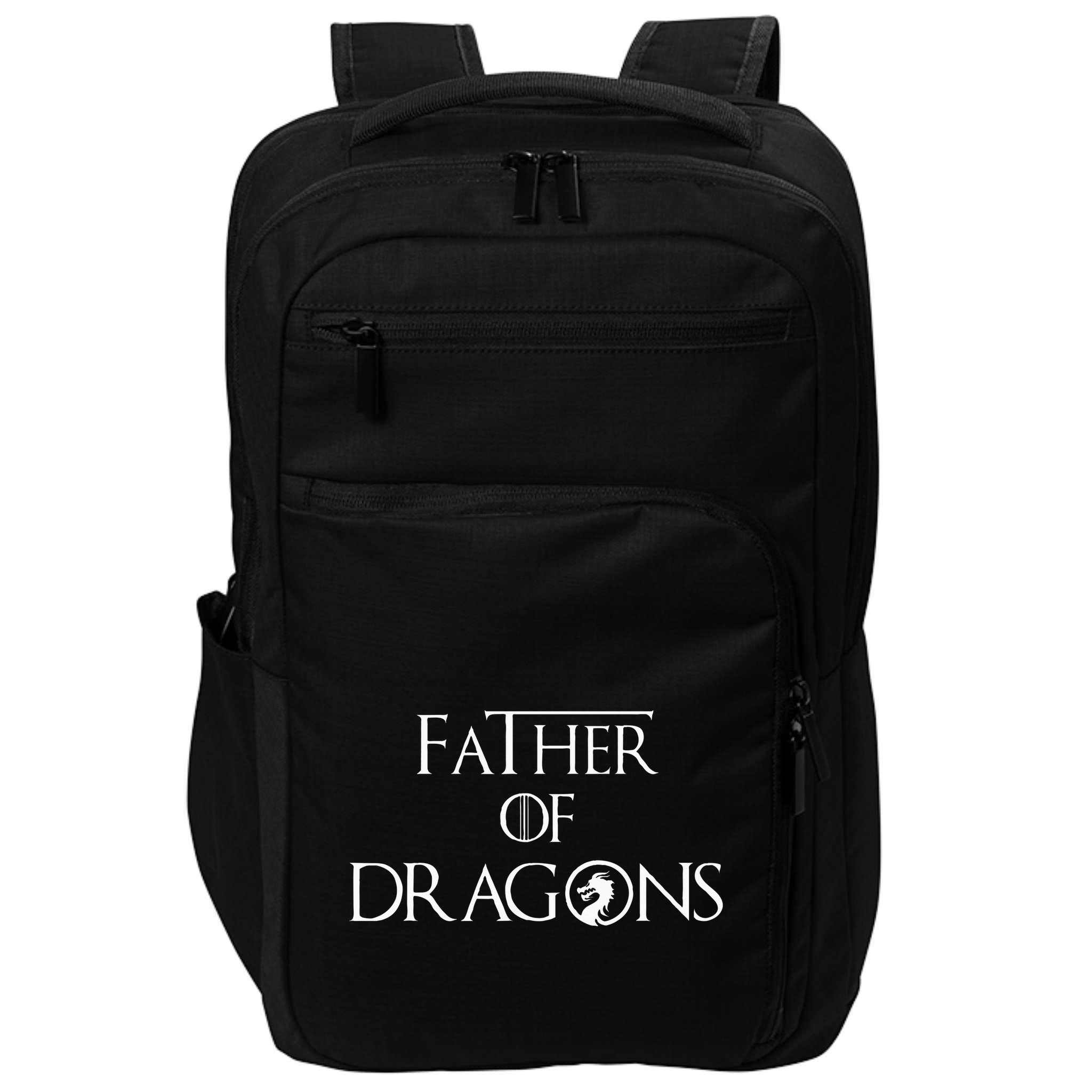 Father Of Dragons Fathers Day Best Gift For Dad Impact Tech Backpack