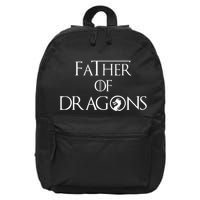 Father Of Dragons Fathers Day Best Gift For Dad 16 in Basic Backpack