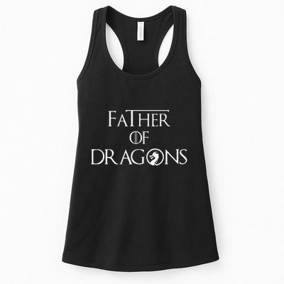 Father Of Dragons Fathers Day Best Gift For Dad Womens Tank Top