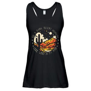 Funny On Dark Deserts Highway Cool Wind In My Hair Ladies Essential Flowy Tank