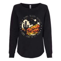 Funny On Dark Deserts Highway Cool Wind In My Hair Womens California Wash Sweatshirt