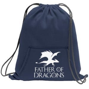 Father Of Dragons Fathers Day Gift Sweatshirt Cinch Pack Bag