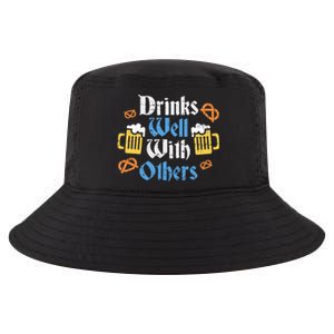 Funny Oktoberfest Drinks Well With Others Gift Cool Comfort Performance Bucket Hat