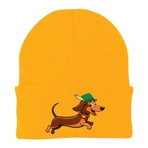 Funny Oktoberfest Dachshund Knit Cap Winter Beanie