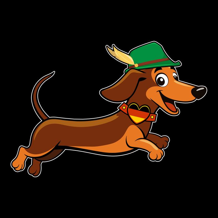 Funny Oktoberfest Dachshund City Backpack
