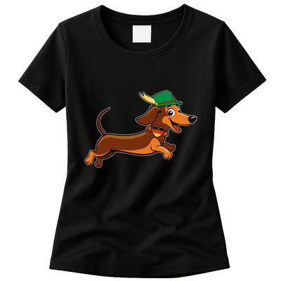 Funny Oktoberfest Dachshund Womens T-Shirt