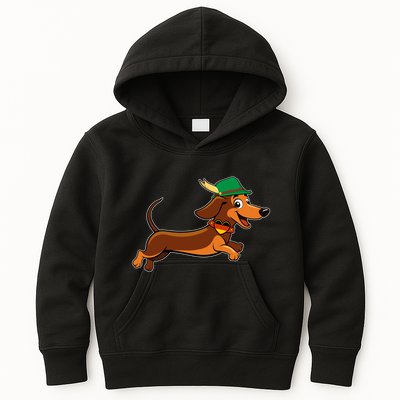 Funny Oktoberfest Dachshund Kids Hoodie