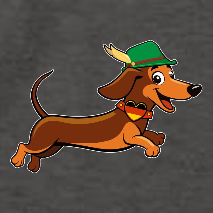 Funny Oktoberfest Dachshund Vector Backpack