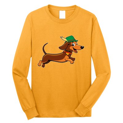 Funny Oktoberfest Dachshund Long Sleeve Shirt