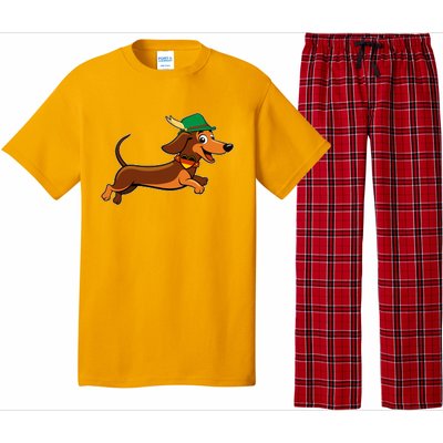 Funny Oktoberfest Dachshund Pajama Set