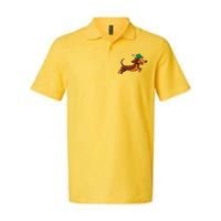 Funny Oktoberfest Dachshund Softstyle Adult Sport Polo