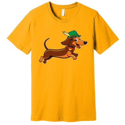 Funny Oktoberfest Dachshund Premium T-Shirt