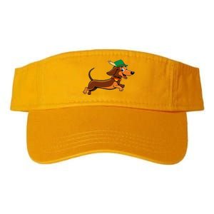 Funny Oktoberfest Dachshund Valucap Bio-Washed Visor