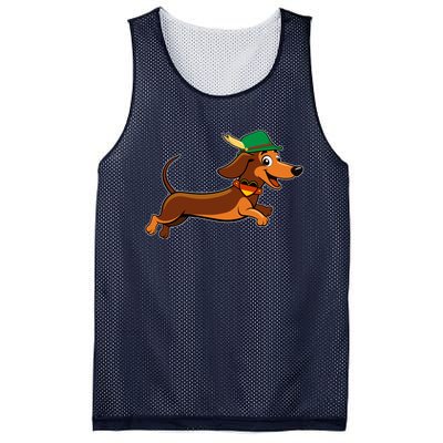 Funny Oktoberfest Dachshund Mesh Reversible Basketball Jersey Tank