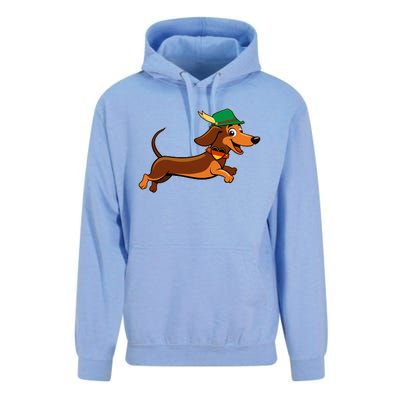 Funny Oktoberfest Dachshund Unisex Surf Hoodie