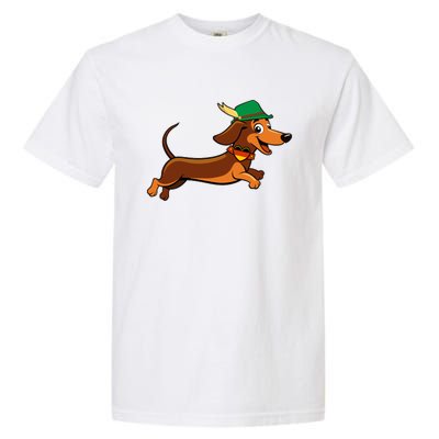 Funny Oktoberfest Dachshund Garment-Dyed Heavyweight T-Shirt