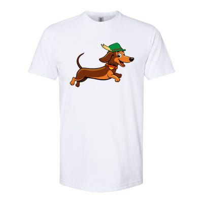 Funny Oktoberfest Dachshund Softstyle® CVC T-Shirt