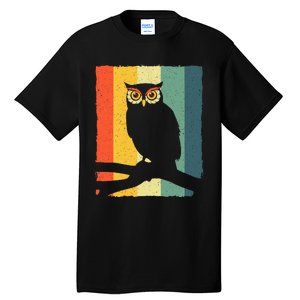 Funny Owls Design For Women Animal Lover Night Owl Tall T-Shirt