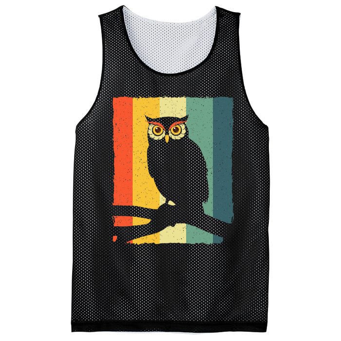 Funny Owls Design For Women Animal Lover Night Owl Mesh Reversible Basketball Jersey Tank