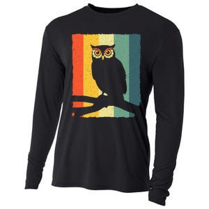 Funny Owls Design For Women Animal Lover Night Owl Cooling Performance Long Sleeve Crew