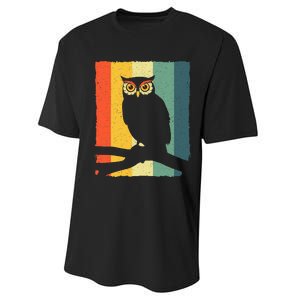 Funny Owls Design For Women Animal Lover Night Owl Performance Sprint T-Shirt