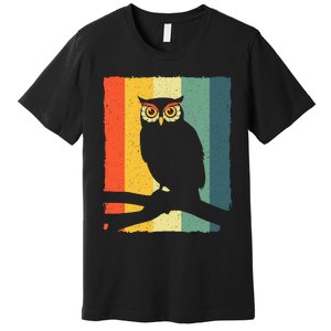 Funny Owls Design For Women Animal Lover Night Owl Premium T-Shirt