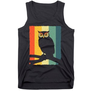 Funny Owls Design For Women Animal Lover Night Owl Tank Top