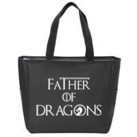 Father Of Dragons Fathers Day Best Gift For Dad Zip Tote Bag