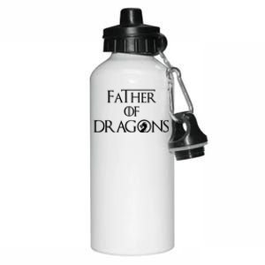 Father Of Dragons Fathers Day Best Gift For Dad Aluminum Water Bottle