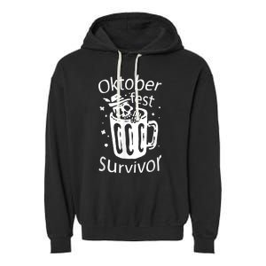 Fun Oktoberfest Design For Oktoberfest Lovers Garment-Dyed Fleece Hoodie