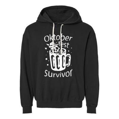 Fun Oktoberfest Design For Oktoberfest Lovers Garment-Dyed Fleece Hoodie