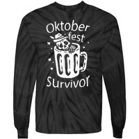 Fun Oktoberfest Design For Oktoberfest Lovers Tie-Dye Long Sleeve Shirt