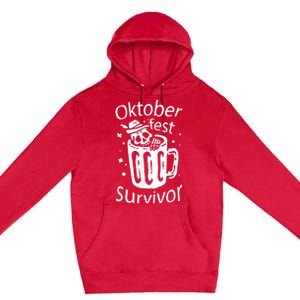 Fun Oktoberfest Design For Oktoberfest Lovers Premium Pullover Hoodie