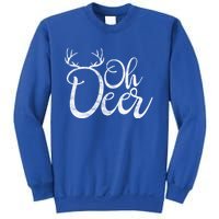 Funny Oh Deer Christmas Deer Xmas Vacation Cute Gift Sweatshirt