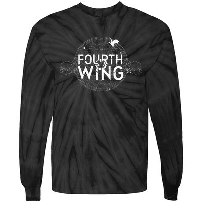 Fly Or Die Fourth Wing Funny Dragon Tie-Dye Long Sleeve Shirt