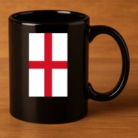 Flag Of England 11oz C Handle Ceramic Mug