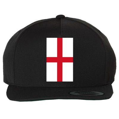 Flag Of England Wool Snapback Cap