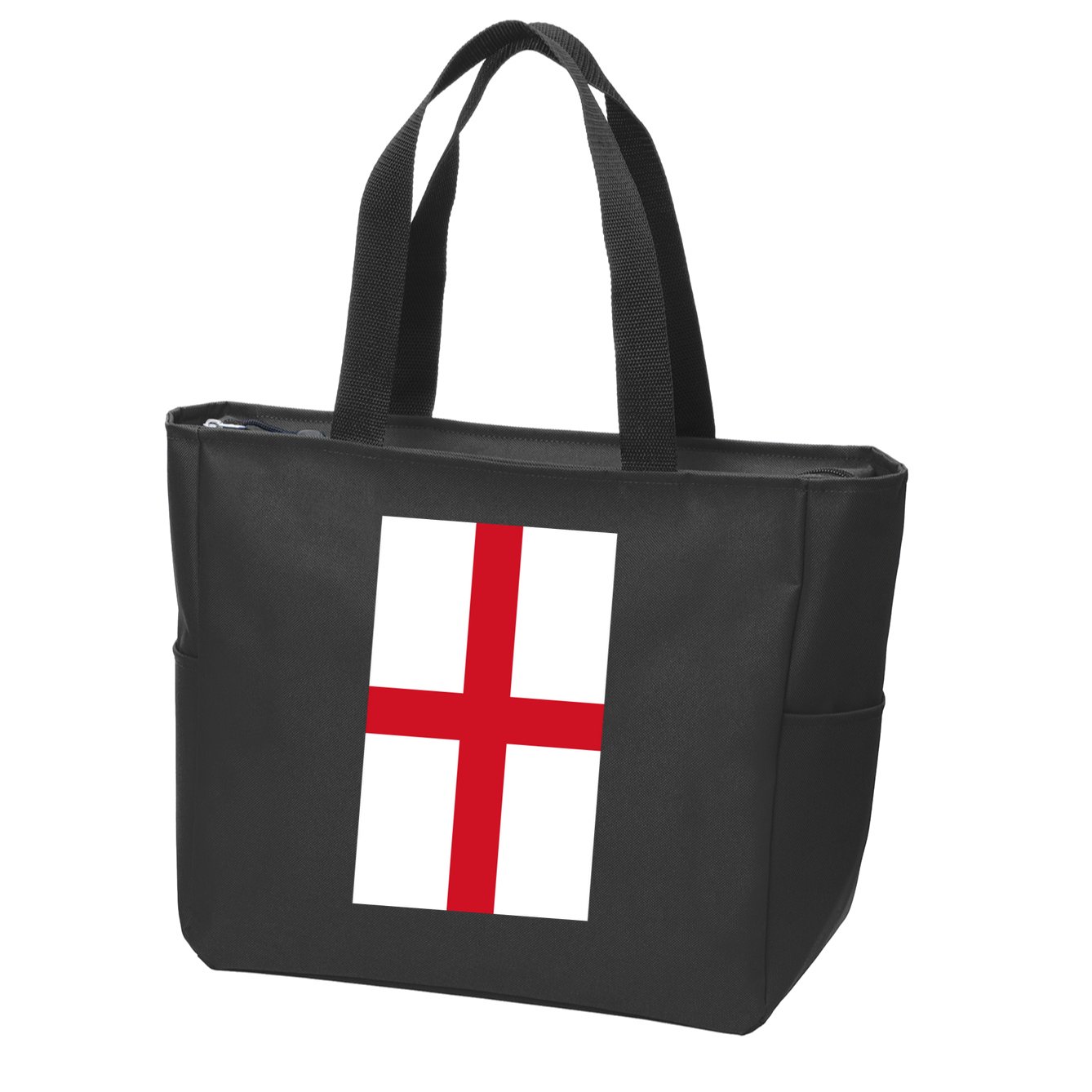 Flag Of England Zip Tote Bag