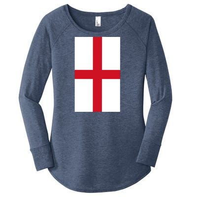 Flag Of England Women's Perfect Tri Tunic Long Sleeve Shirt