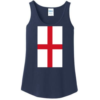 Flag Of England Ladies Essential Tank