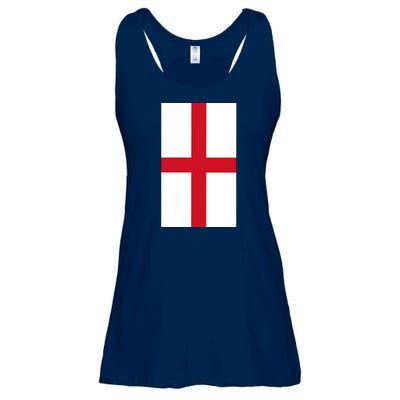 Flag Of England Ladies Essential Flowy Tank