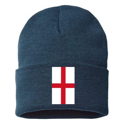 Flag Of England Sustainable Knit Beanie