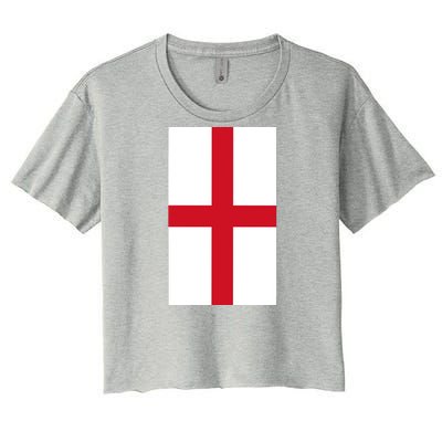 Flag Of England Women's Crop Top Tee