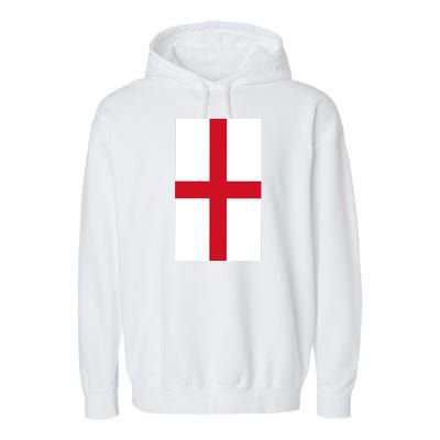 Flag Of England Garment-Dyed Fleece Hoodie