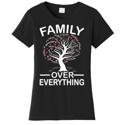 Family Over Everything Matching Family Reunion Party 2024 Women's T-Shirt