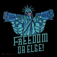 Freedom Or Else Statue Of Liberty Dual Guns Flatbill Hat