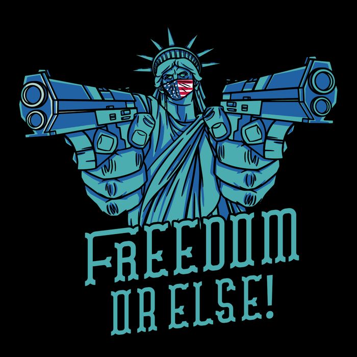 Freedom Or Else Statue Of Liberty City Backpack
